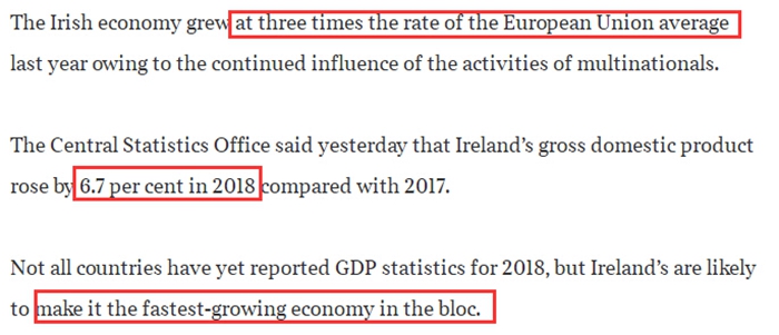 愛爾蘭經(jīng)濟(jì)騰飛 移民愛爾蘭